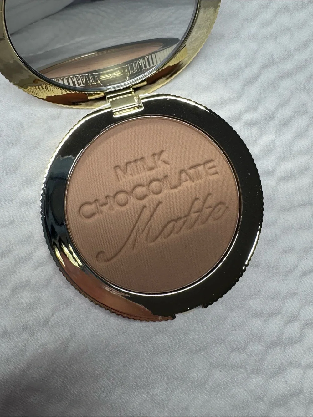 Too Faced Milk Chocolate Soleil Matte Bronzer 0.28 oz Opened Unused